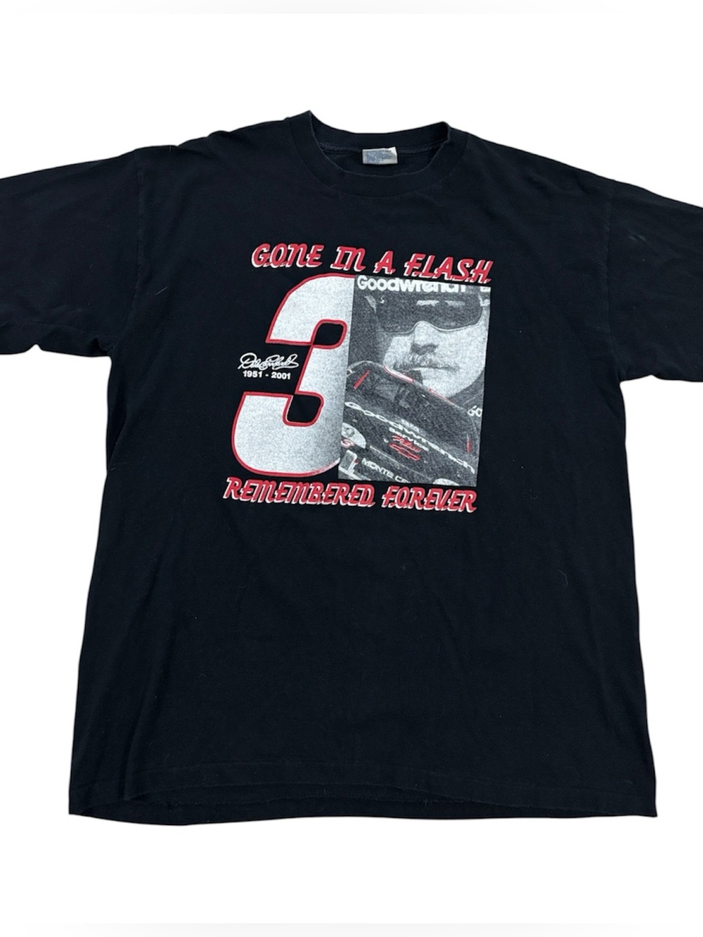 All Sport VTG Mens Black NASCAR Racing Chase Authentics Graphic T-Shirt Size XL